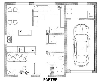 Nowoczesny bliźniak w Ławkach [BEZ %]