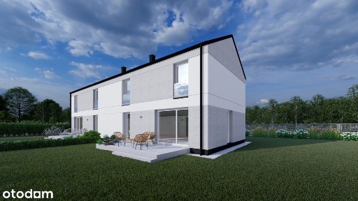 Nowoczesny bliźniak - Brzóze k. Mińska Mazowieckiego