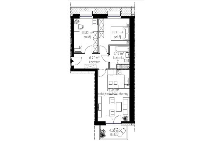 Na sprzedaż: 3-pokojowe mieszkanie Pelplin, ul. Limanowskiego
