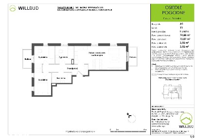 Osiedle Pogodne | mieszkanie 4-pok. | OP/A1/P2/11