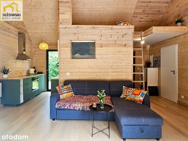 Dwa domki całoroczne nad Pilicą, 56km od Warszawy.