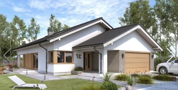 DOM ŁAGIEWNIKI stan surowy 130 m2