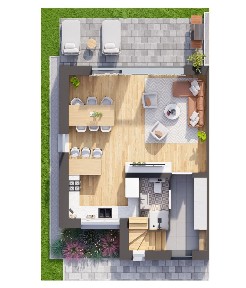 Segment z dużym ogrodem- Żurawiniec k. Wrocławia- gotowy w 2026