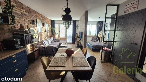 Przytulny Loft na Nowym Mieście; 2 pokoje, balkon