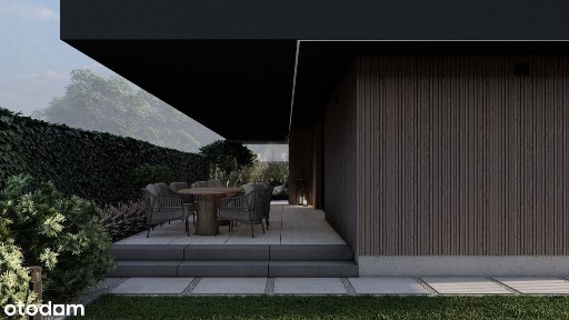 Parterowy dom jednorodzinny wśród lasu - Stan surowy zamknięty