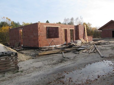 dom Nisko - Podwolina w budowie