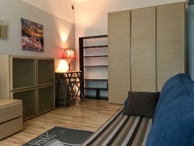 Duza kawalerka (sypialnia, oddzielna kuchnia),czynsz wliczony