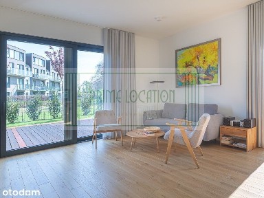 modern and new terraced house