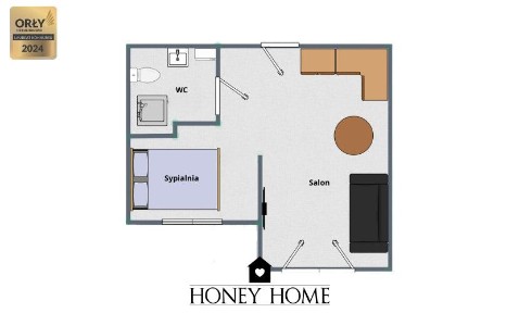 Garnizon | 33 m² z Opcją 2 Pokoi | Taras na Patio