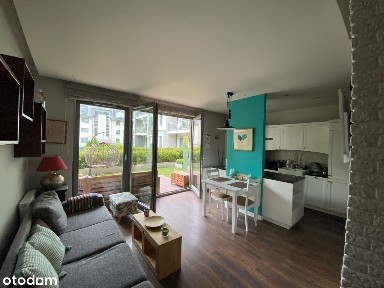 Mieszkanie z ogródkiem dla rodziny: Ogrody Hallera