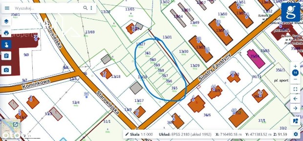 ul. Siostry Faustyny, Kowale, Kolbudy, gdański, pomorskie