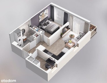 NOWE w ECO OSIEDLU - sypialnia, salon i GABINET!