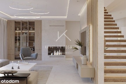 Nowoczesny dom pod lasem wraz z projektem wnętrza.