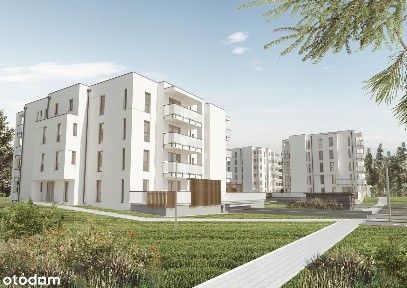 2 - pokojowe mieszkanie 43,70 m + balkon /taras