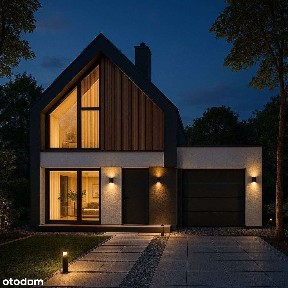 Na sprzedaż- nowoczesny dom w stanie deweloperskim - Dom w miętach GE