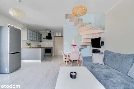 Bez prowizji - nowoczesne 2-poziomowe mieszkanie z tarasem Ołtaszyn