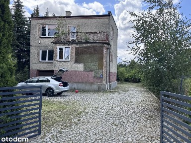 DOM JEDNORODZINNY + GOSPODARCZY. DZIALKA 25AR.ZAMIANA NA MIESZKANIE