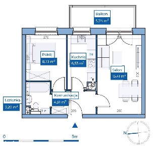 Osiedle Sterowców | budynek S17 | mieszkanie 15