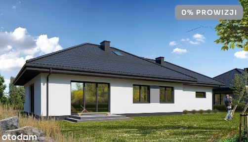 Nowe Domy Parterowe z podwójnym garażem