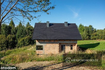 Kornatka Dom 118m2 - 10,5ar SSZ + elektryka + wodkan + tynki wew