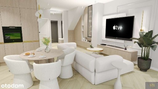 Nowoczesny bliźniak z ogródkiem, projektem, gładźą, farbą, Gratis 23m2