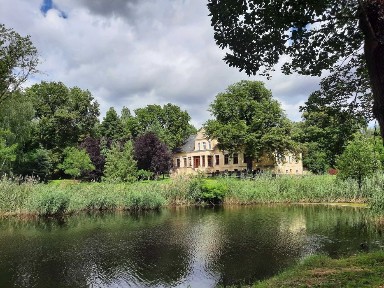 dworek dwór pałac park zabytek Popowo Kościelne gm.Mieścisko 5,03ha