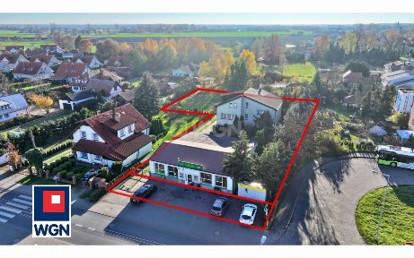 Dom z dużą działką + wynajęty lokal usługowy i pac