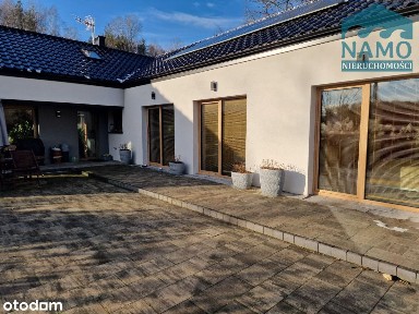 Nowy dom przy lesie z dużą działką