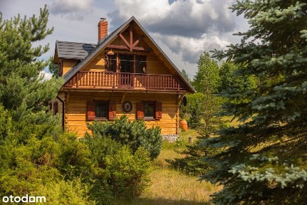 Dom z bala przy Puszczy Piskiej w Spychowie