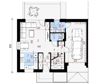 Dom bliźniak- 5 pokoi, działka 7 arów, Boduszyn