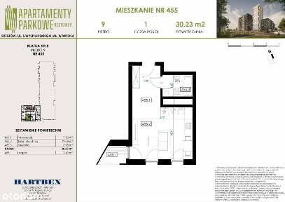 Apartamenty Parkowe | mieszkanie 1-pok. | 455