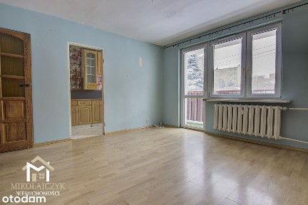 2 pokoje / ul. Boh. Warszawy / parter / duży balkon