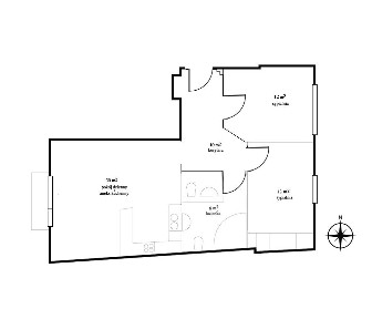 Centrum, 72 m², 3-pokojowe z balkonem