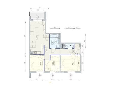 Blisko rzeki 3 pokoje 62m2|