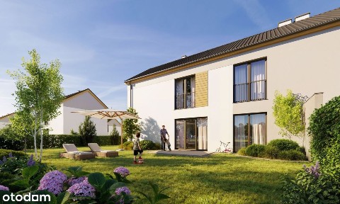 Hortensjowe Ogrody - nowoczesny bliźniak w centrum Wilkszyna