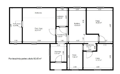 Strzebiń - Parterowy dom bez większych remontów