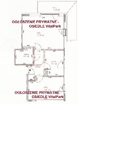 Mieszkanie 50,79 m, 2 pokoje na kameralnym osiedlu.