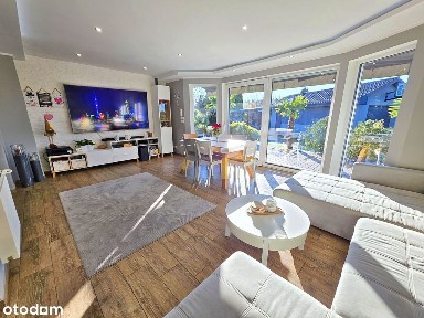 Zadbany dom parterowy Koszalin ul. Pistacjowa. Ładny ogród, duży garaż