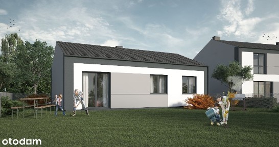 Nowoczenny dom parterowy Słoneczna 10 Nochowo
