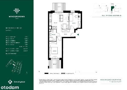 Osiedle Winogronowa Park |mieszkanie 3-pok. |B2.02