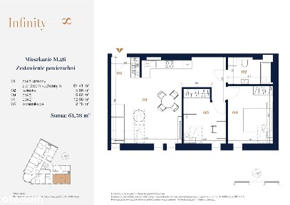 Infinity | mieszkanie 3-pok. | 26
