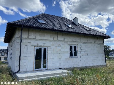 Dom wolnostojący w stanie surowym 113m2 | działka 1263m2 | Franciszków