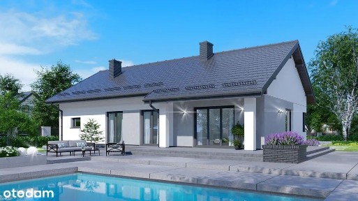 Parterowy dom na dużej działce |nowe ładne osiedle