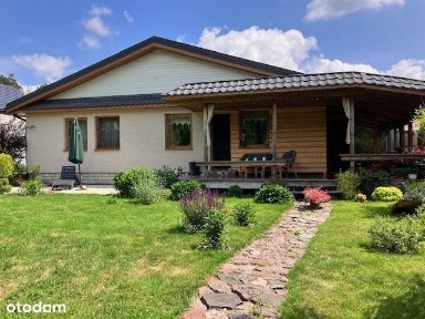 Dom z dużym ogrodem w sercu Mazur, 1 km od jeziora
