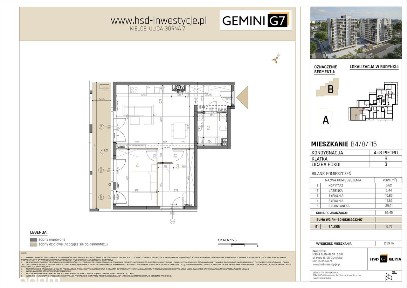 Gemini G7 | mieszkanie 3-pok. | B4-8-115