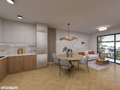 Przestrzeń, która zachwyca z ogromnym balonem, na zamkniętym osiedlu