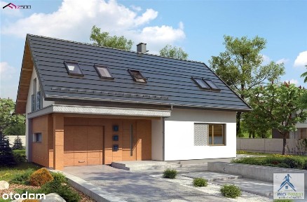 Dom na działce 8,4 ara - stan surowy otwarty