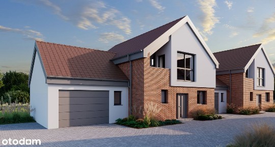 DOM OPTIMUS 160,12m2•4Pokoje•Garaż+m.postojowe•działka 687m2•Pod lasem