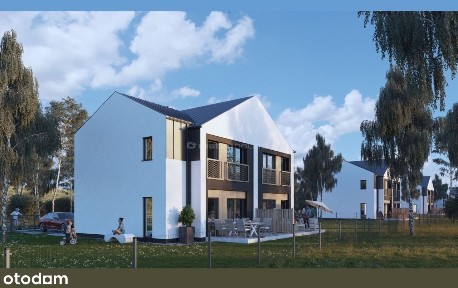 Nowe domy w zabudowie bliźniaczej Rąbień Ab