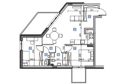 ✧Mieszkanie z balkonem - II Piętro - 59,15 mkw.✧